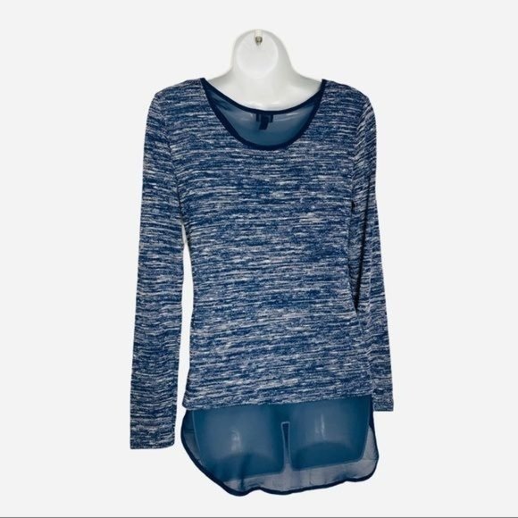 LEE Chiffon Trimmed Sweater - Small - Picture 3 of 9